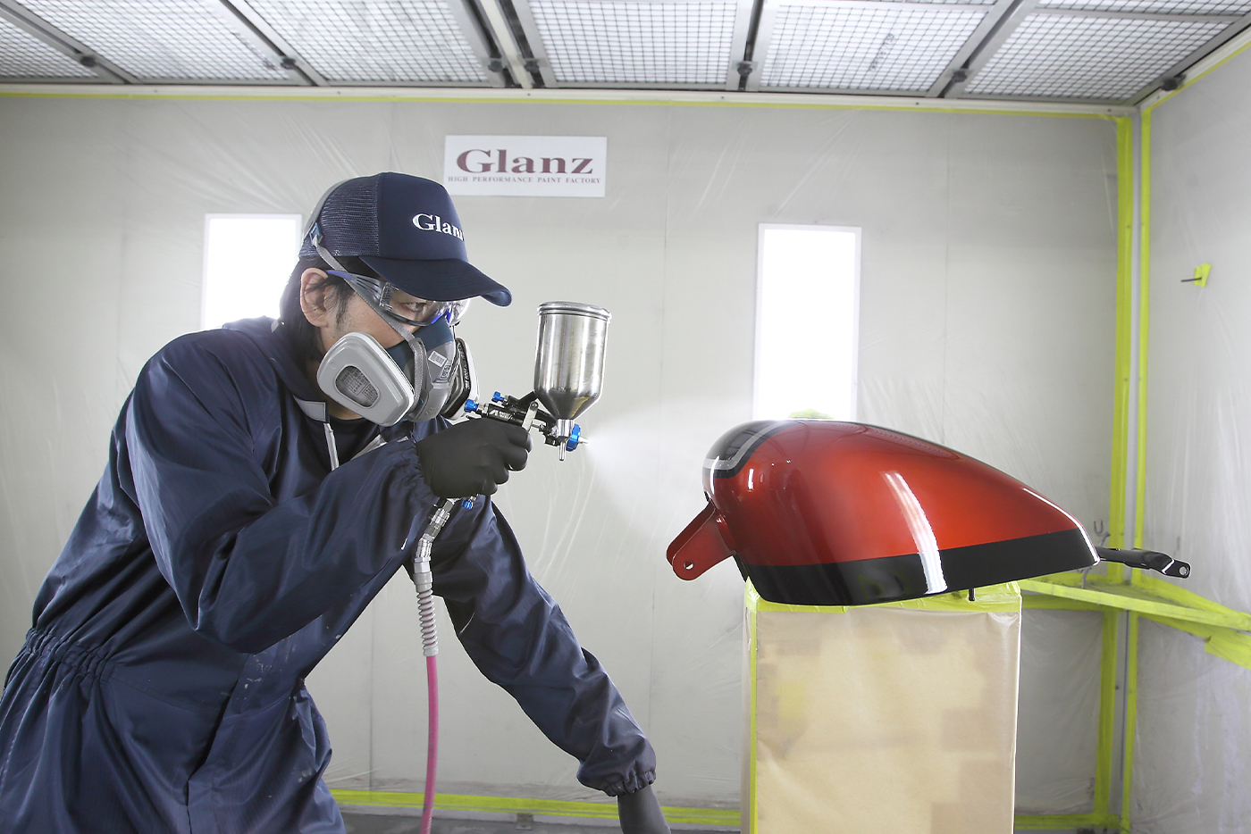 グランツスタッフのペイント・塗装の施工風景