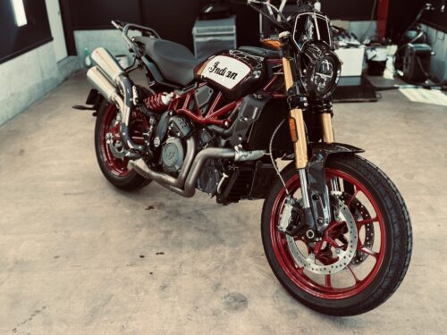 インディアンFTR1200に「グランツハイパフォーマンスコーティング」を施工